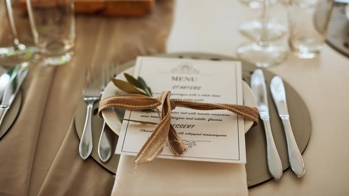 Menükarten Hochzeit