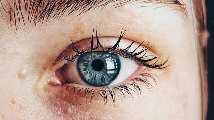 Müde Augen