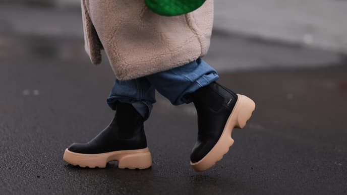 Schwarze Stiefel