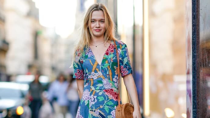Streetstyle: Blumenkleid 