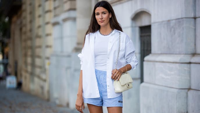 Weiße Bluse