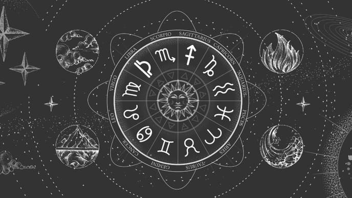 Astrologie Sternzeichen alle Zeichnung