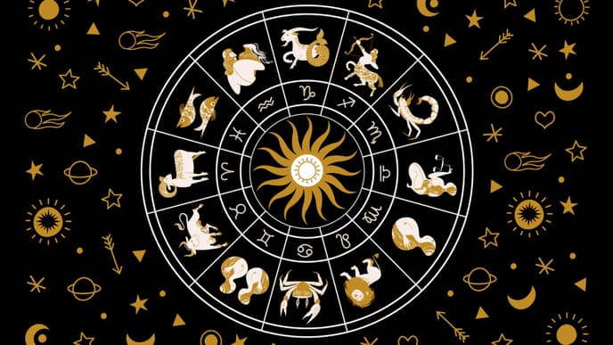 Horoskop Bild Zeichnung Sternzeichen