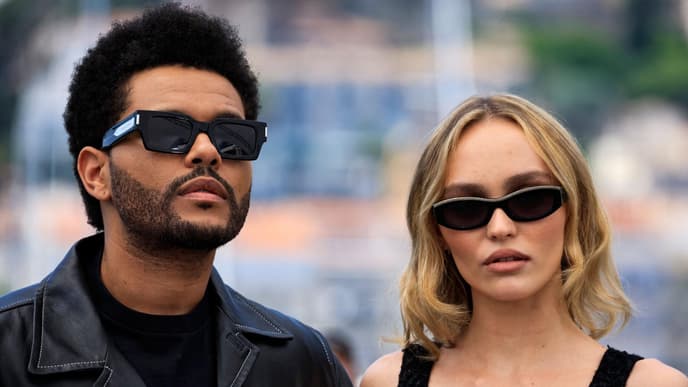 Lily-Rose Depp und Abel “The Weeknd” Tesfaye in Cannes Filmfestspiele The Idol