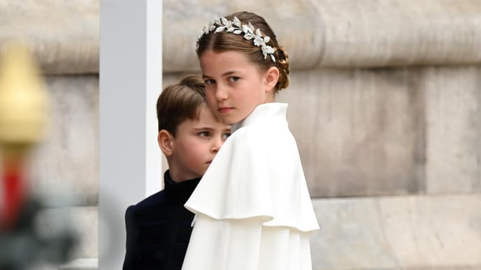Prinzessin Charlotte bei der Krönung