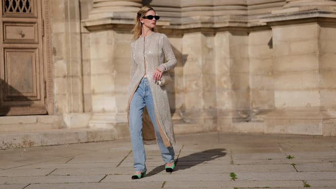 Streetstyle mit Slingback-Pumps