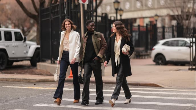 3 Frauen im herbstlichen Looks