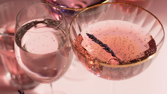 Pinker Cocktail