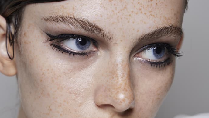 Make-up Look mit Eyeliner