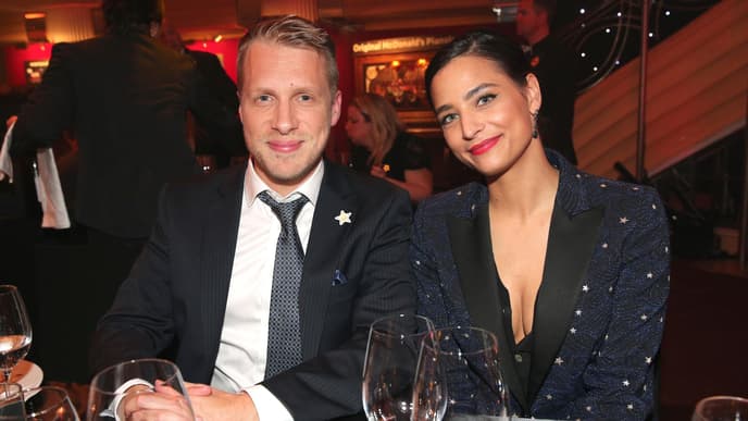 Comedian Oliver Pocher mit Ex-Frau Amira Pocher