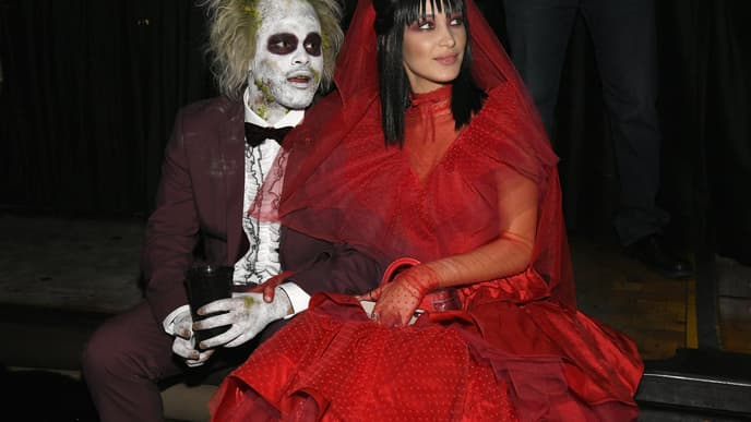 Bella Hadid im Halloween Kostüm