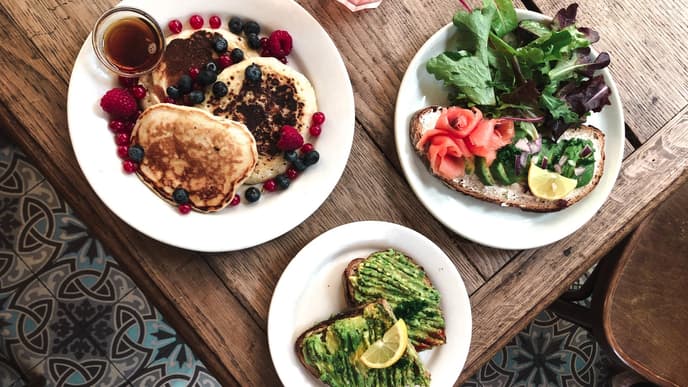 Verschiedene vegane Gerichte