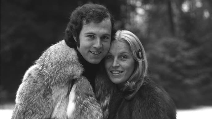 Franz Beckenbauer Brigitte Wittmann 1972 