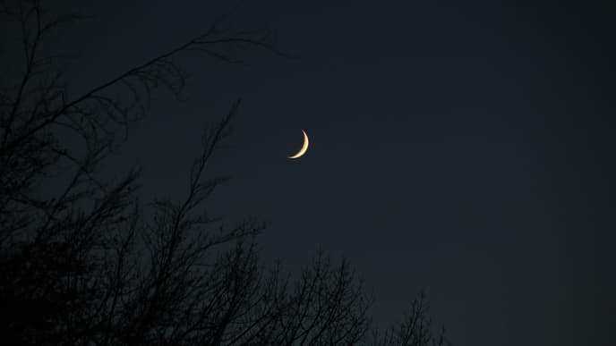 Mond am Nachthimmel