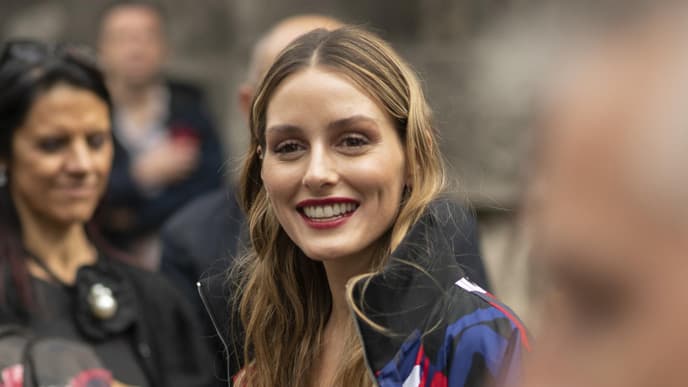 Olivia Palermo mit blondem Haar
