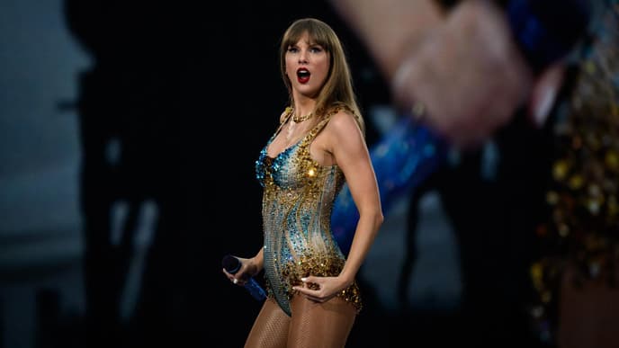 Taylor Swift bei Konzert