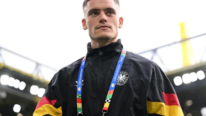 Florian Wirtz befindet sich im Dortmund Stadion während der EM24