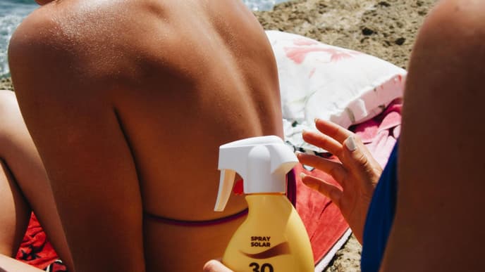 Sonnencreme eincremen 