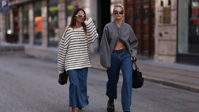 Zwei Frauen mit Pullovern in Kopenhagen