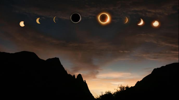 Mond und Sonne Zyklus