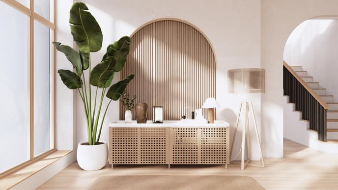 Stylische Wandgestaltung