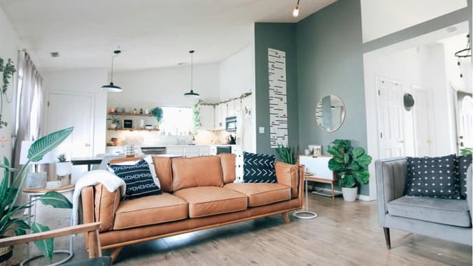Ein stilvolles Wohnzimmer