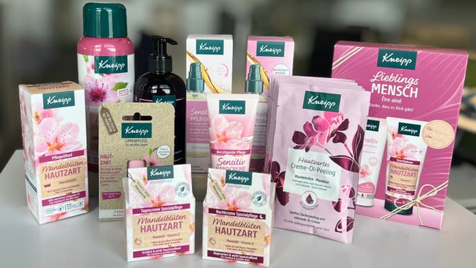 Das Mandelblüten-Pflegepaket von Kneipp