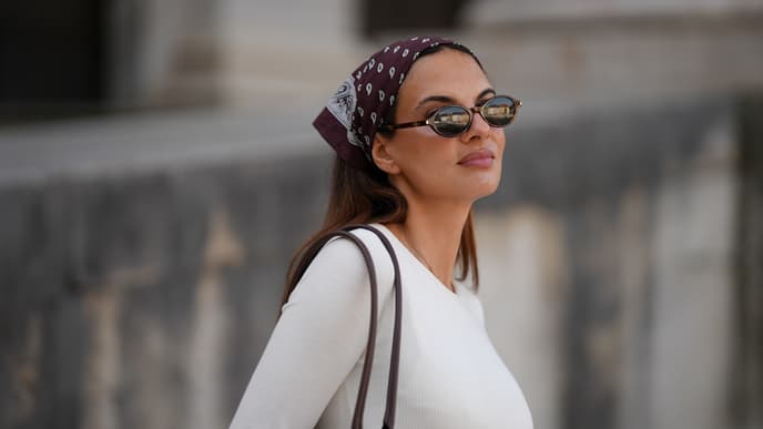 Bandana Babushka Hairstyle