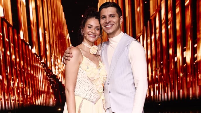 Betty Taube und Alexandru Ionel bei Let's Dance.