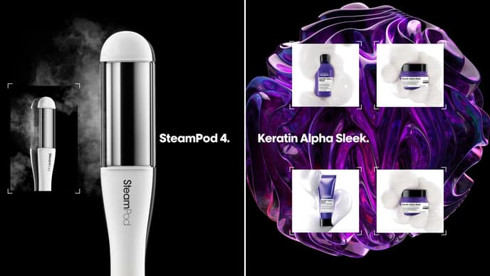 SteamPod 4 und Keratin Alpha Sleek-Reihe von L'Oréal Professionnel