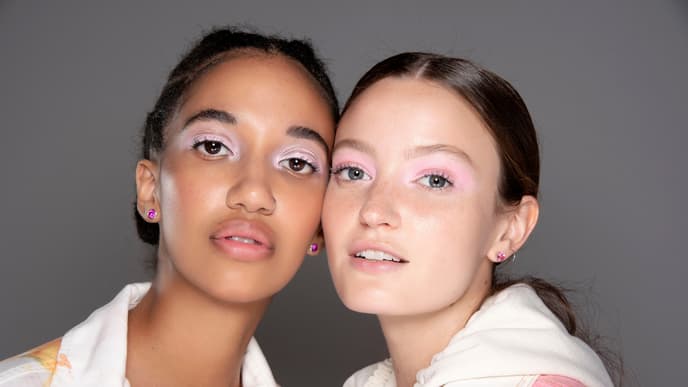 Watercolor Make-up Trend Aquarell Lidschatten