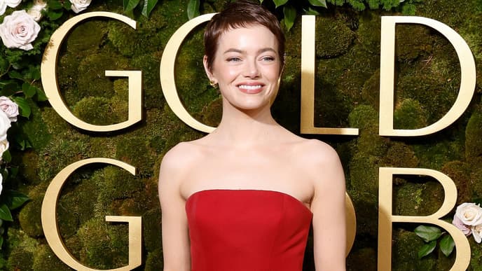 Emma Stone bei den Golden Globes 2025