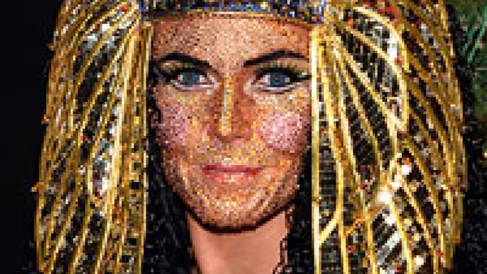 Heidi Klum im Cleopatra-Kostüm