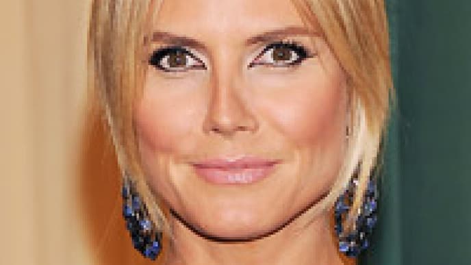 Heidi Klum und die Katzenaugen
