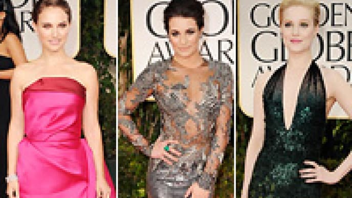Die Looks der Golden Globes 2012