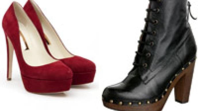 Plateauschuhe und krasse High Heels