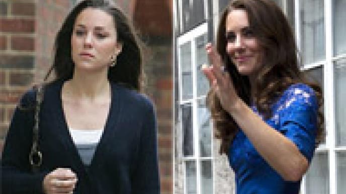 Prinzessinnen vor und nach der Hochzeit