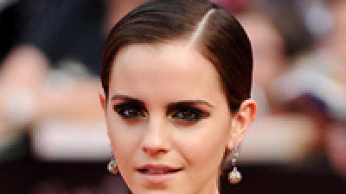 Emma Watson und das Bronzekleid