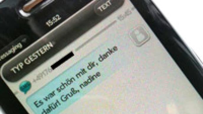 SMS oder anrufen?