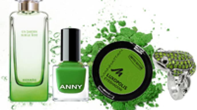 Grüne Kosmetik und Accessoires