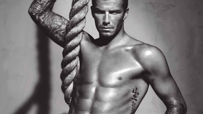 Die prall gefüllte Unterhose von David Beckham für Armani
