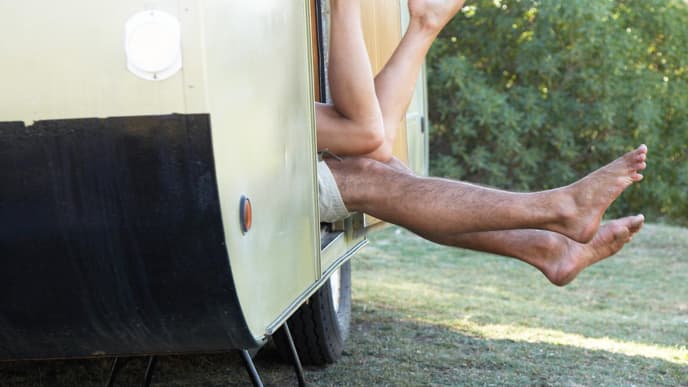 das erste Mal im Campingbus