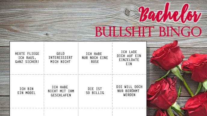 bachelor bullshit bingo