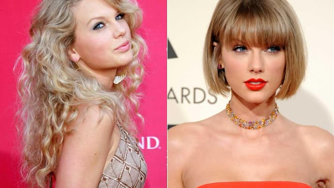 Taylor Swift früher und heute
