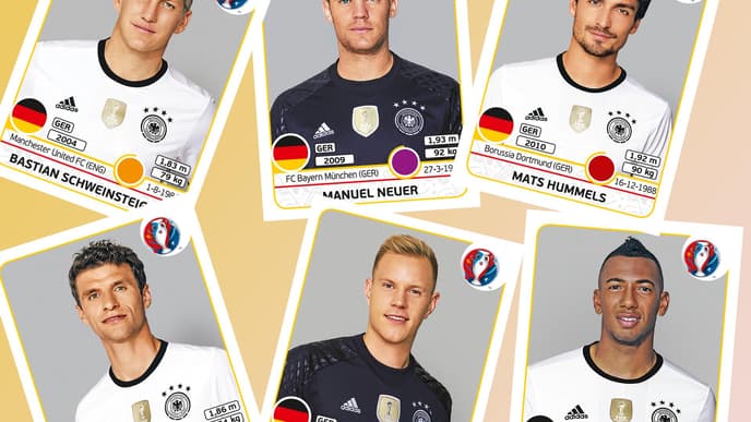 Alle Panini-Sticker der DFB-Elf