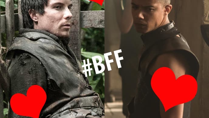 teaser bromance gendry grey worm game of thrones