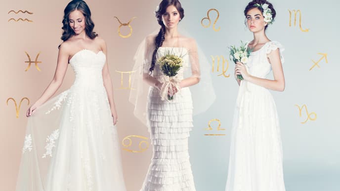 Das Brautkleid zum Sternzeichen