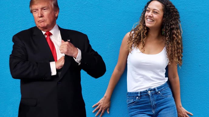 Donald Trump bad Ombré