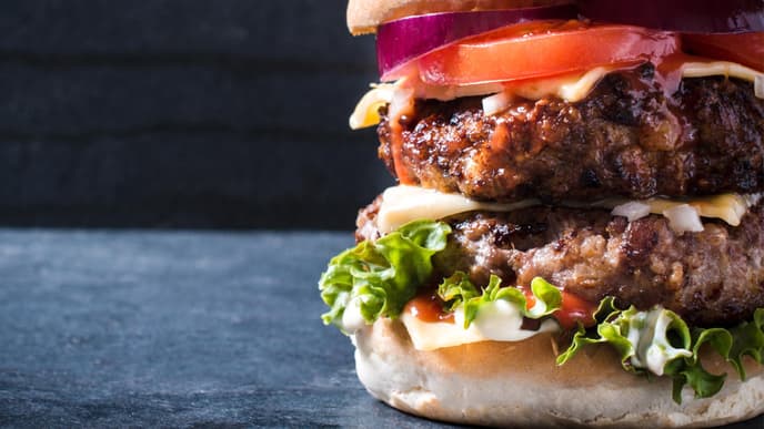 Raclette Cheeseburger