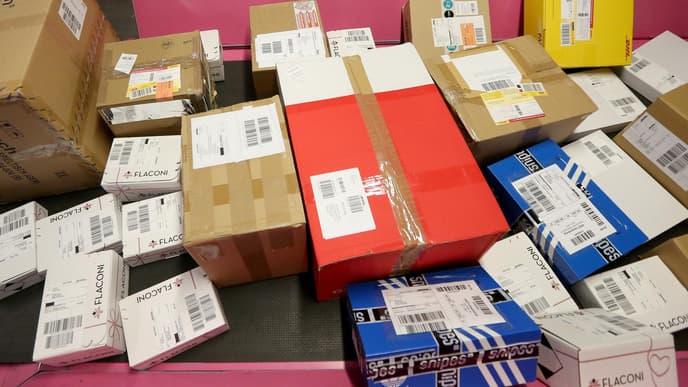 Post - Pakete zu Weihnachten